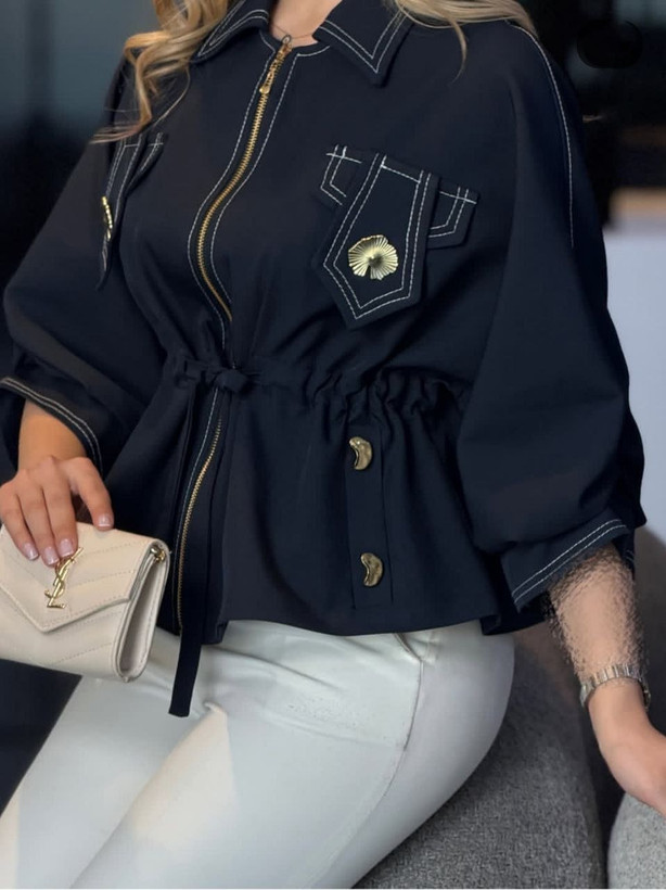 کت کیوت عروسکی مزونی کرپ مدل نسترن